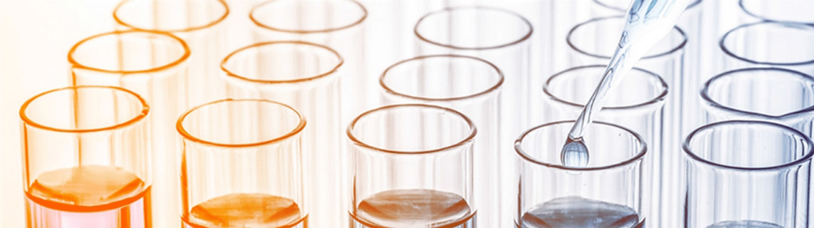 Photo dropper/syringe aliquoting material in testtubes