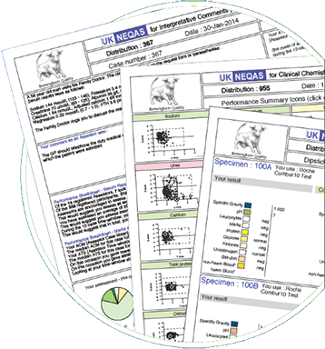 image of 3 cross stacked report samples