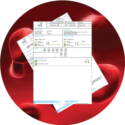 Collage of birmingham quality pcs02 report components